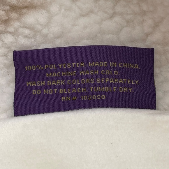 NWT Authentic Taylor Swift Koi Fish Fleece Sherpa Quarter Zip Pullover - Picture 7 of 9